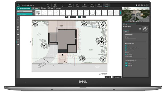 plan de masse Cedreo