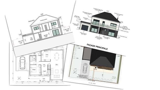 exemples de pièces graphiques pour permis de construire