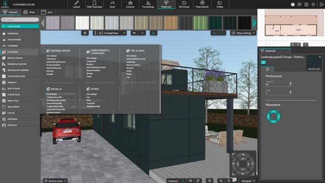 UI Cedreo add covering