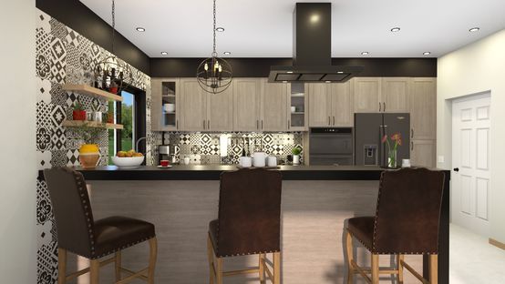 Cedreo Ventiladores de techo en cocina