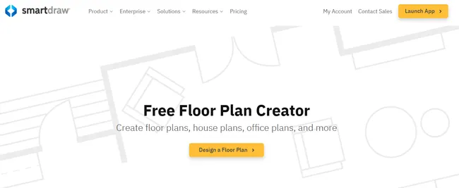 screenshot home page smartdraw