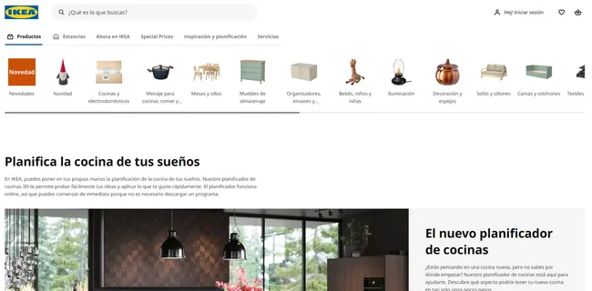 página de inicio ikea cocina