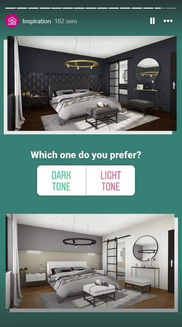 Story example from Cedreo insta account