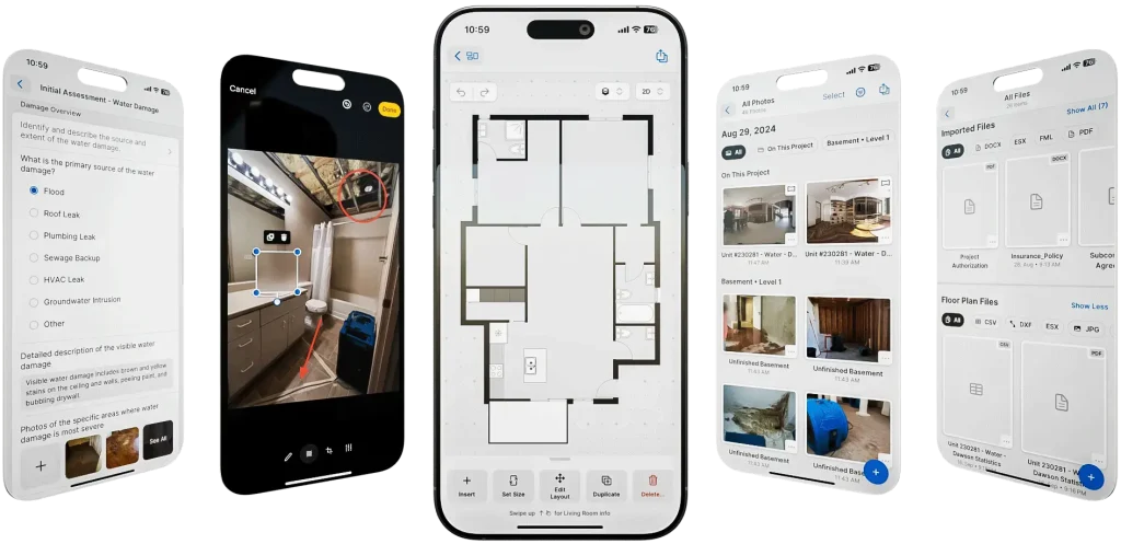 Screenshot home page Magic Plan